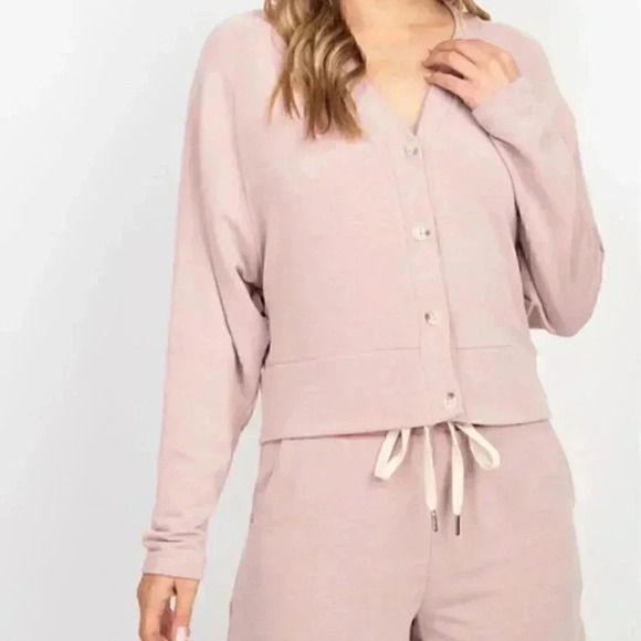 MAUVE TOP & SHORT SET - Picture 4 of 8